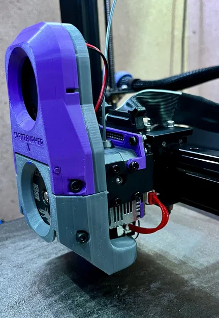 Bộ làm mát Spriteburner V6 cho đầu in Creality Sprite (5015 Fan) - Image 5