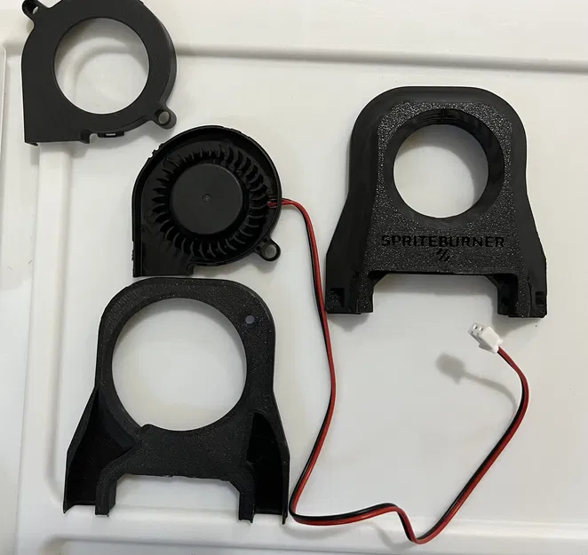 Bộ làm mát Spriteburner V6 cho đầu in Creality Sprite (5015 Fan) - Image 10