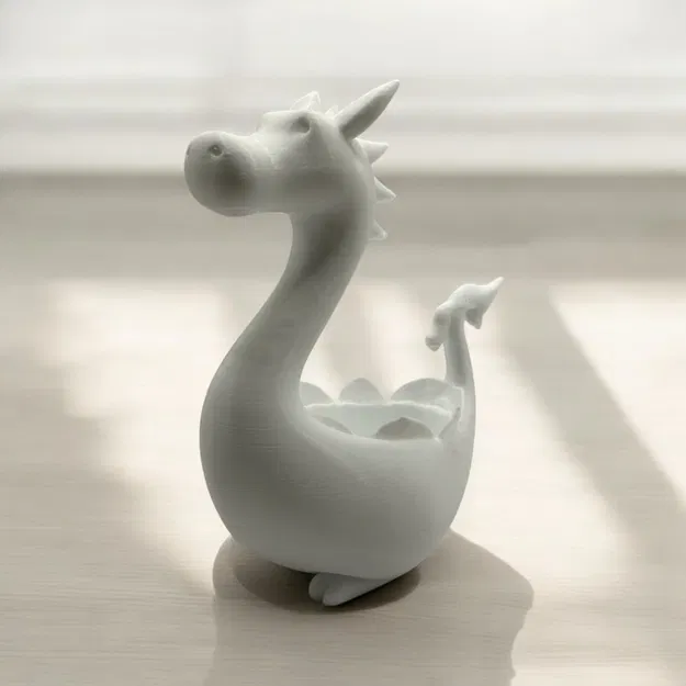 Chậu hoa và lọ cắm cây hình Khủng long – Trang trí Nhà cửa hoặc Văn phòng - Image 3