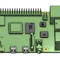 Mô hình 3D Raspberry Pi 4 Model B chính xác cho thiết kế Case - Thumbnail 2