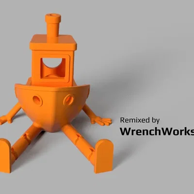 BENCHY BUDDY - Phiên bản thuyền Benchy khớp nối linh hoạt