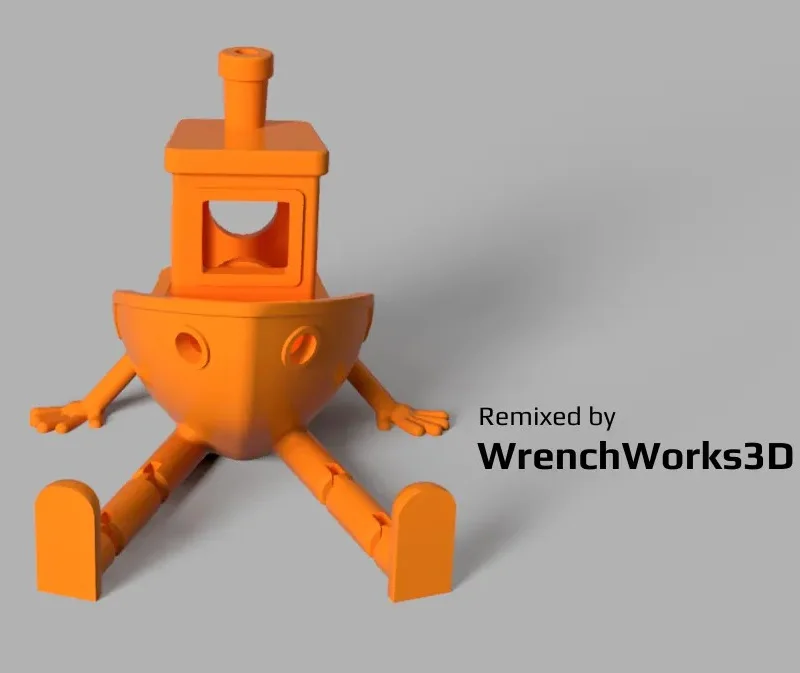 BENCHY BUDDY - Phiên bản thuyền Benchy khớp nối linh hoạt