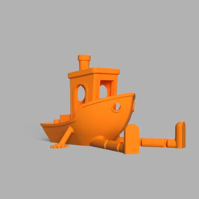 BENCHY BUDDY - Phiên bản thuyền Benchy khớp nối linh hoạt