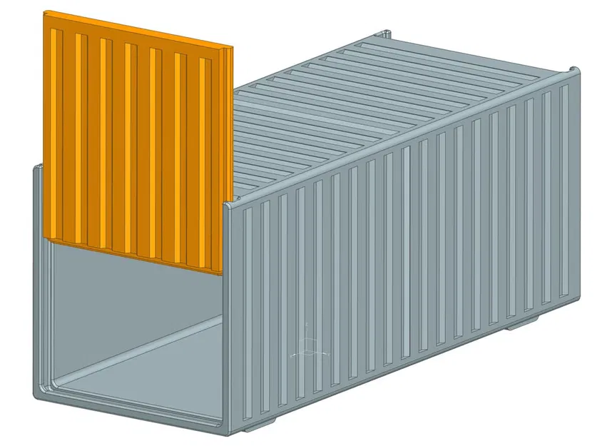 Thùng Container Chở Hàng Cho Xe Tải Playmobil - Image 2