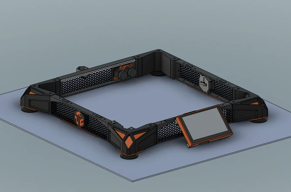 Bộ ốp lưới phẳng chân rộng cho Ender 3 NG - Image 2