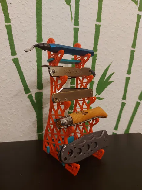 Giá Trưng Bày Dao Dọc - Khung Để 4/5 Con Dao - Image 1