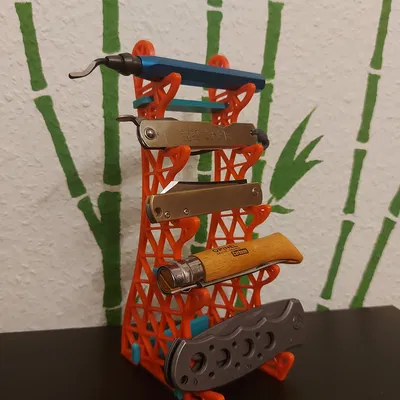 Giá Trưng Bày Dao Dọc - Khung Để 4/5 Con Dao