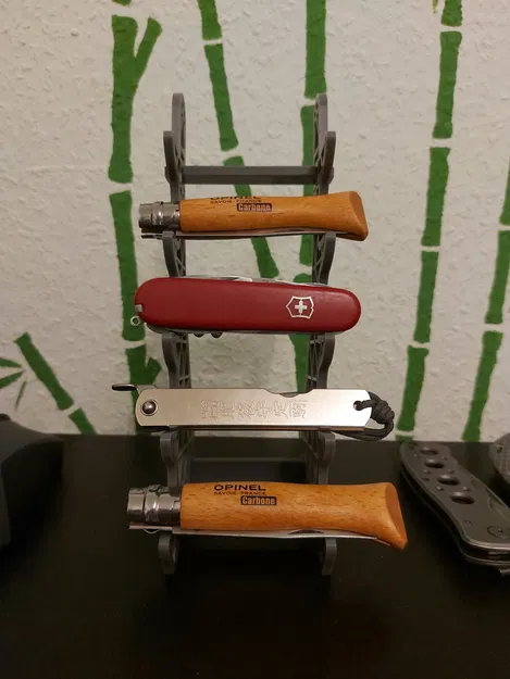 Giá Trưng Bày Dao Dọc - Khung Để 4/5 Con Dao - Image 3