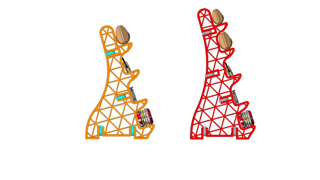 Giá Trưng Bày Dao Dọc - Khung Để 4/5 Con Dao - Image 9