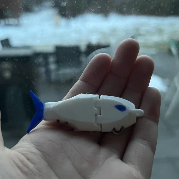 Mô hình mồi giả câu cá Mini Glide Bait in 3D độc đáo - Image 1