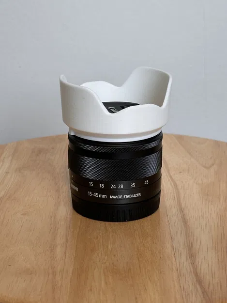 Loa che nắng (Lens Hood) cho ống kính Canon EF-M 15-45mm - Image 1