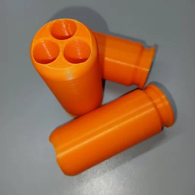 Silly Shell --- 6x Short Dart --- Nòng kín hơi (3x2 Short Dart / 18x Bi xốp)