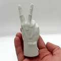 Tượng Bàn Tay Hình Chữ V (Peace Sign) – Đồ trang trí tối giản - Thumbnail 1