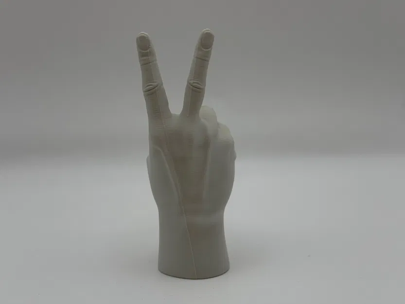 Tượng Bàn Tay Hình Chữ V (Peace Sign) – Đồ trang trí tối giản - Image 2