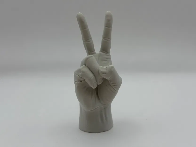 Tượng Bàn Tay Hình Chữ V (Peace Sign) – Đồ trang trí tối giản - Image 4