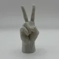 Tượng Bàn Tay Hình Chữ V (Peace Sign) – Đồ trang trí tối giản - Thumbnail 4
