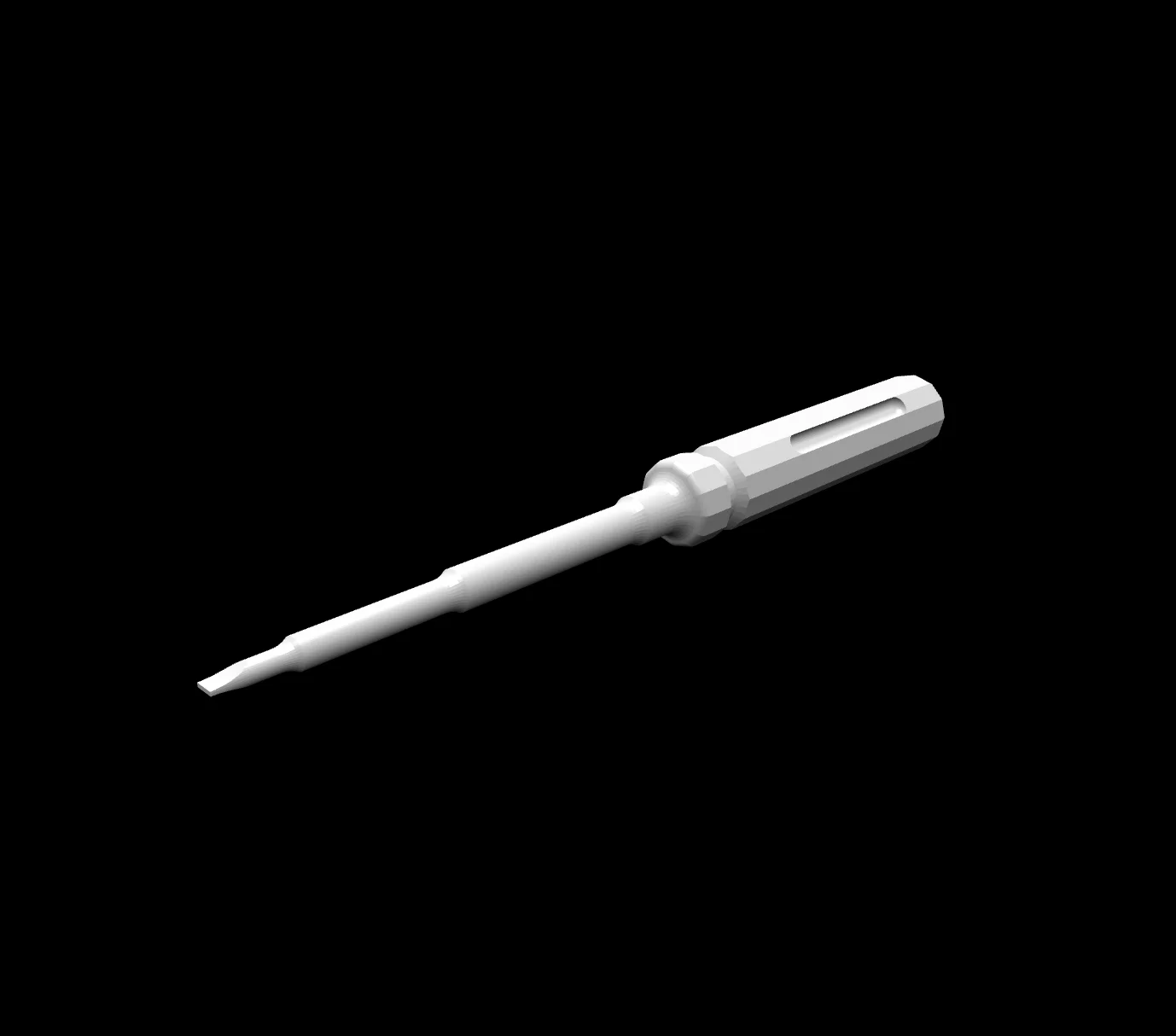 Tua vít dẹp in 3D (Flat screw driver) - Công cụ cho đồ điện… 1