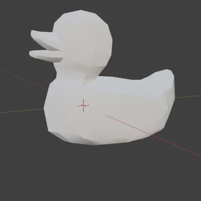 Mô hình chú vịt cao su (Rubber Duck) dễ thương cho máy in 3D