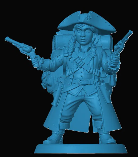 Mô hình Halfling Gunslinger (Xạ thủ người lùn) - Image 1