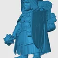 Mô hình Halfling Cleric cho game nhập vai - Thumbnail 2