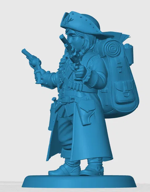 Mô hình Halfling Gunslinger (Xạ thủ người lùn) - Image 2