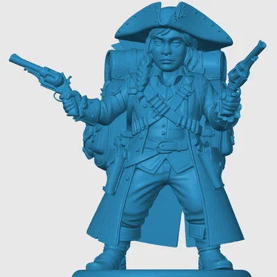Mô hình Halfling Gunslinger (Xạ thủ người lùn)