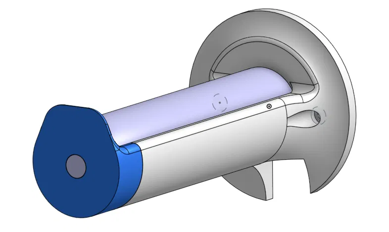 Giá đỡ cuộn nhựa phía sau cải tiến cho BambuLabs X1/X1C - Image 1