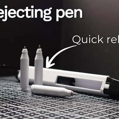 Đồ chơi fidget bút bi kiểu súng AR có tính năng hất vỏ đạn