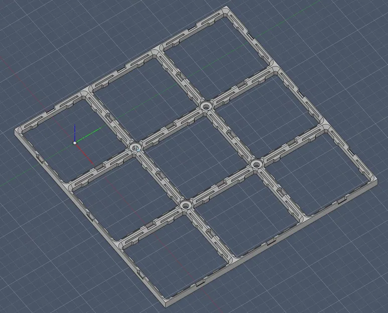 Đế Gridfinity CLCKbase có lỗ bắt vít, tùy chọn kích thước đến 9x9 - Image 2