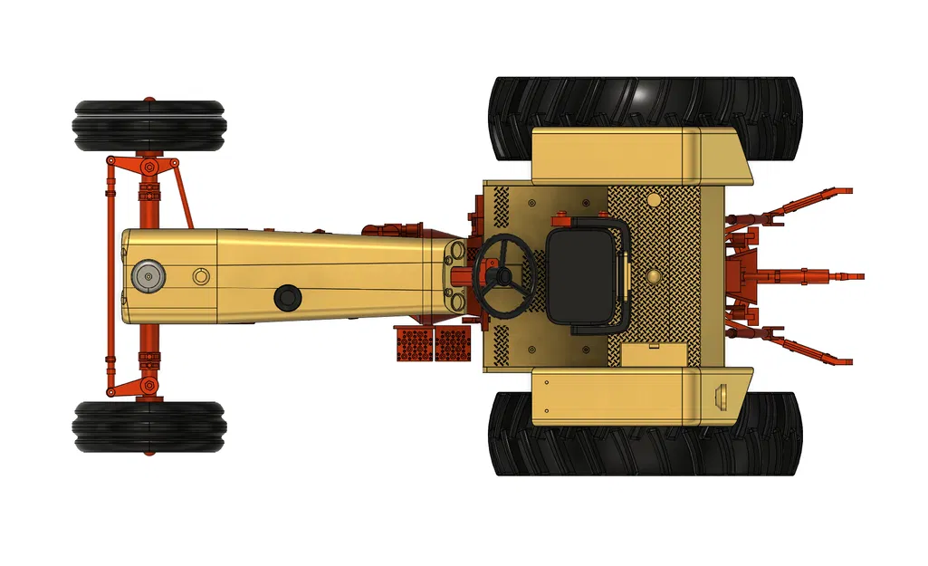 Mô hình máy kéo Case 930 - Tỉ lệ 1:8 - Image 5