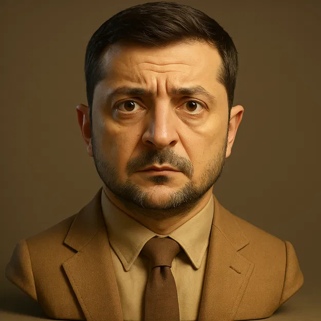 Mô hình tượng bán thân Volodymyr Zelenskyy - Image 1