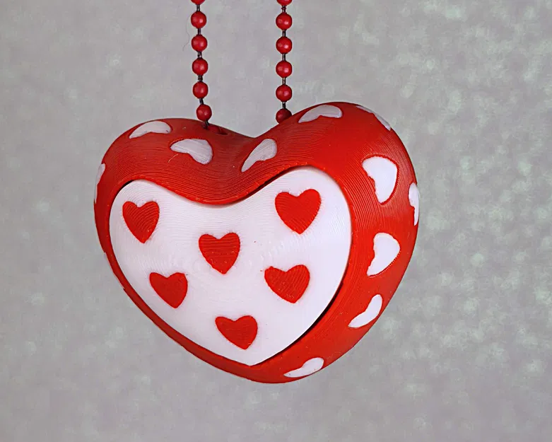 Bộ Sưu Tập Fidget Clicker Valentine - Móc Khóa Trái Tim - Image 3