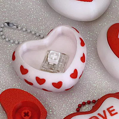 Bộ Sưu Tập Fidget Clicker Valentine - Móc Khóa Trái Tim