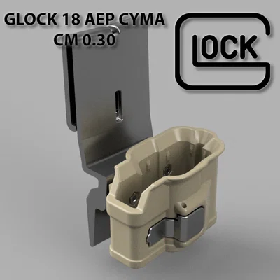 Bao súng Airsoft CYMA Glock 18 AEP CM.030 (gắn Molle hoặc dây lưng)