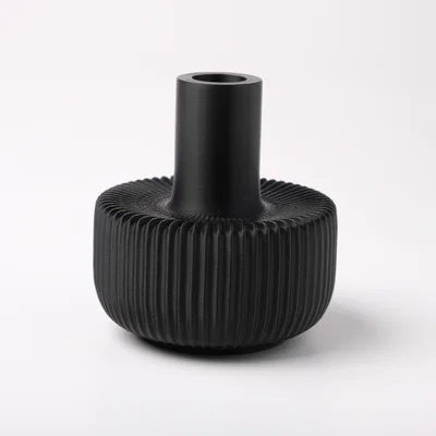 Bình hoa Kanso Ribs Vase – Phong cách tối giản Japandi đầy tinh tế