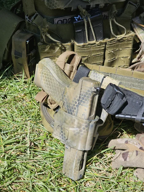 Bao súng Airsoft CYMA Glock 18 AEP CM.030 (gắn Molle hoặc dây lưng) - Image 2