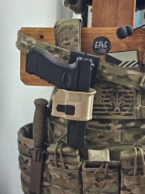 Bao súng Airsoft CYMA Glock 18 AEP CM.030 (gắn Molle hoặc dây lưng) - Image 4