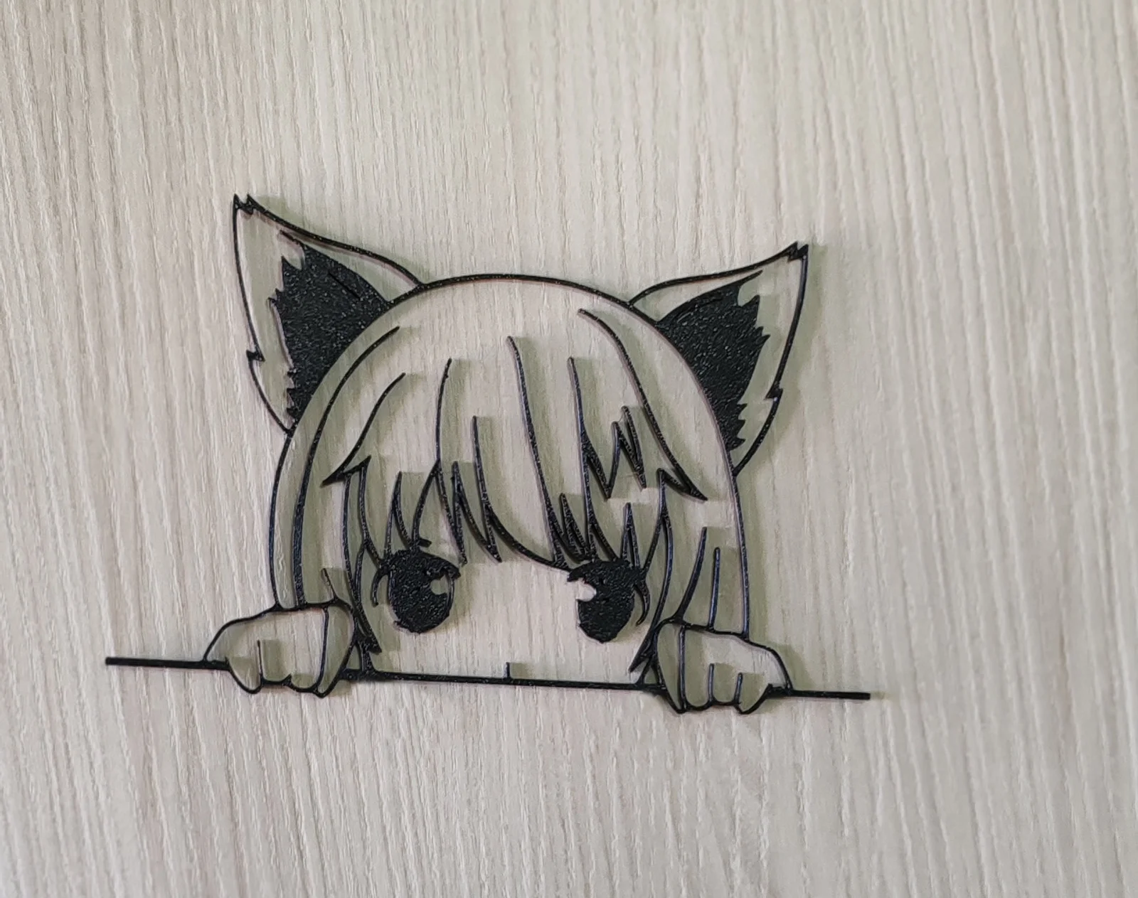 Mô hình Anime Girl Neko Mimi (kèm đế) - Đồ trang trí in 3D… 1