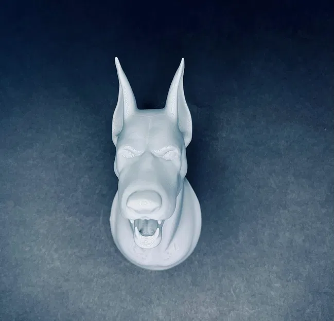 Móc treo chìa khóa gắn tường hình chó Dobermann - Image 3