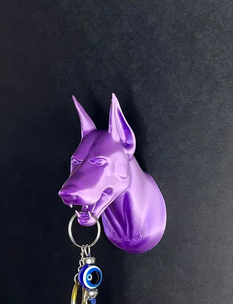 Móc treo chìa khóa gắn tường hình chó Dobermann - Image 7