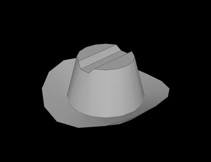 Mũ Cao Bồi In 3D Tương Thích Với Mô Hình Minifig Lego - Image 1