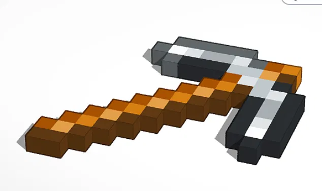 Mô hình Cúp đá Minecraft 3D độc đáo để trang trí cho game thủ - Image 1