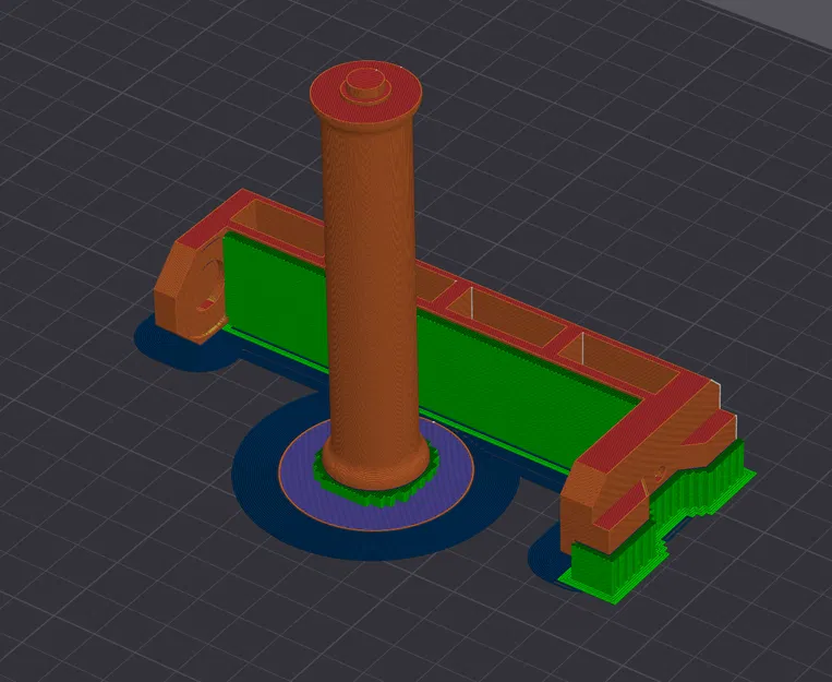 Giá đỡ cuộn nhựa Voron cho nhôm 2020 và vòng bi 608Z - Image 2