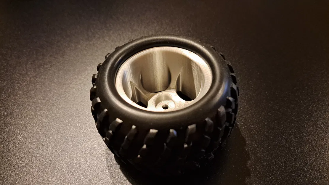 Bánh xe cho xe RC (RC Car Wheels) - 48x38mm, Hex 12mm - Image 1