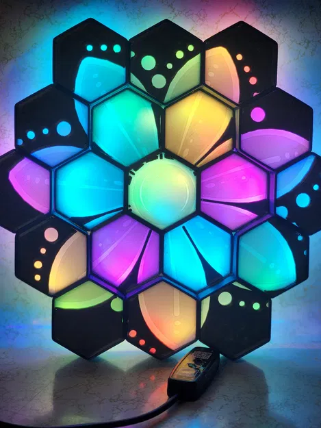 Baby Neopixel Nanoleafs (Không cần vít, không cần support!) - Image 1