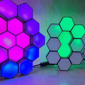 Baby Neopixel Nanoleafs (Không cần vít, không cần support!)