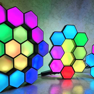 Baby Neopixel Nanoleafs (Không cần vít, không cần support!)