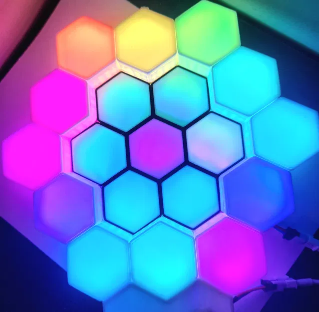 Baby Neopixel Nanoleafs (Không cần vít, không cần support!) - Image 5