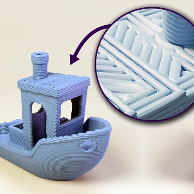 Mô hình Benchy 3D độ phân giải thấp