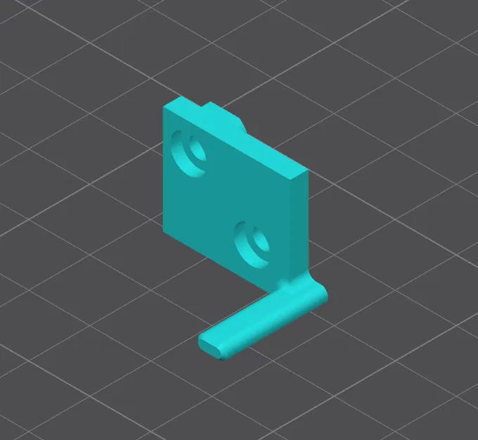 Thanh gạt cắt nhựa thay thế cho Creality K2 Plus - Tự in linh kiện - Image 3